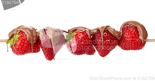 Image of strawberry and chocolate