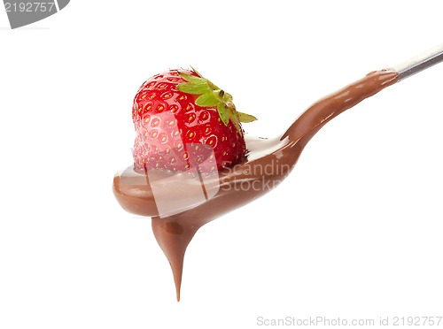 Image of strawberry and chocolate