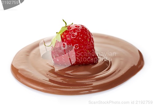 Image of strawberry and chocolate