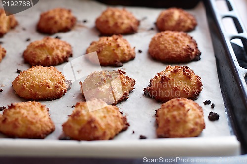 Image of homemade coconut cookies