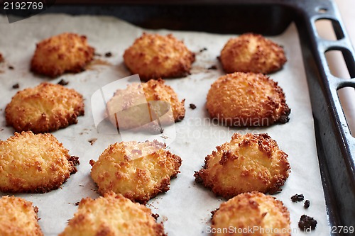 Image of homemade coconut cookies