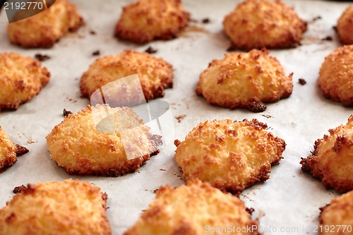 Image of homemade coconut cookies