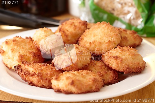 Image of homemade coconut cookies
