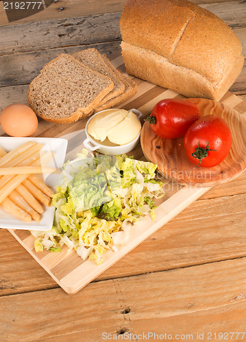 Image of Vegetable sandwich