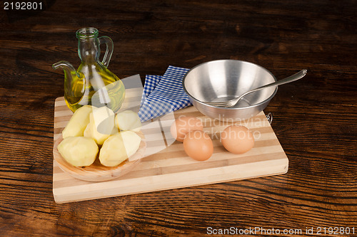 Image of Tortilla ingredients