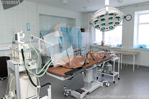 Image of empty operating room