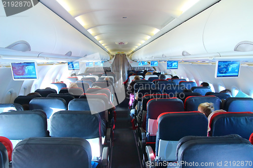 Image of airplane interior