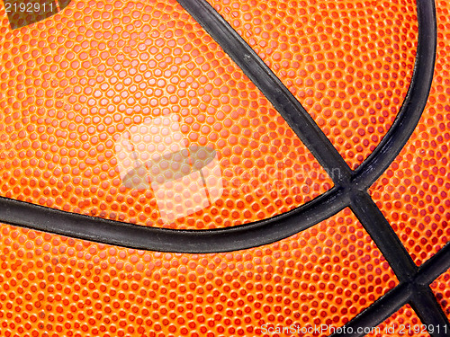 Image of Basketball closeup