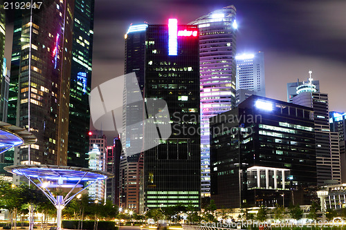 Image of Singapore by night