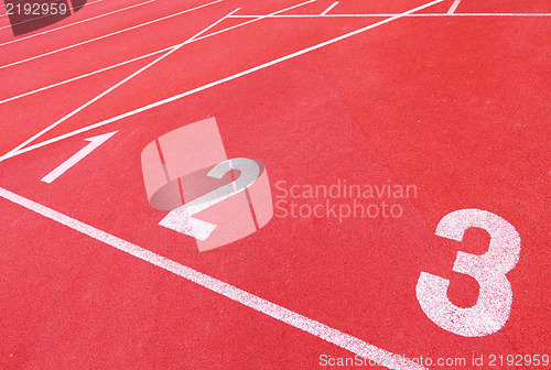 Image of sport running track