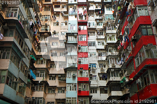 Image of Old apartments in Hong Kong