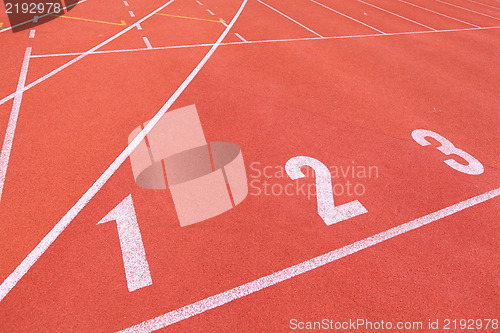 Image of sport running track