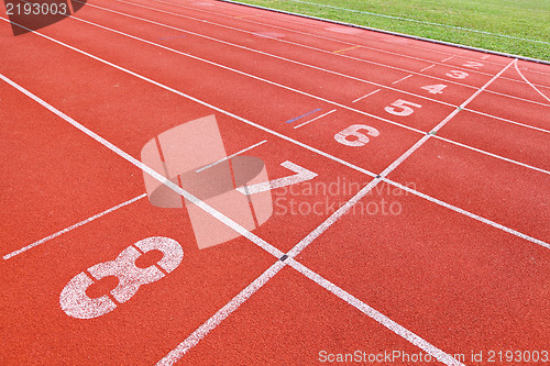 Image of sport running track