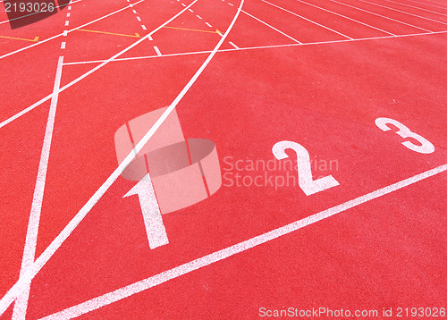 Image of sport running track