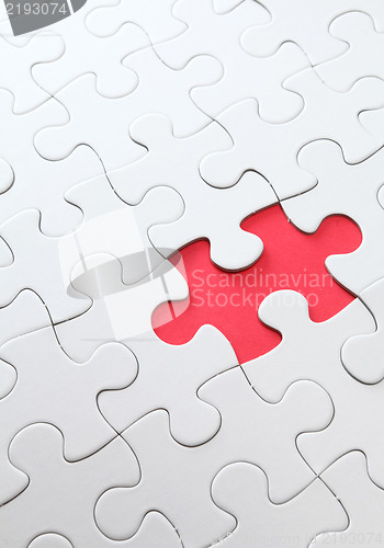 Image of puzzle with missing part