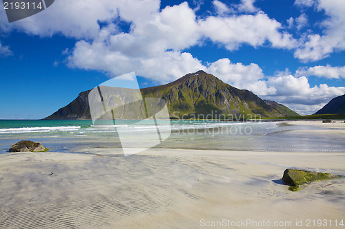 Image of Scenic beach in Norway