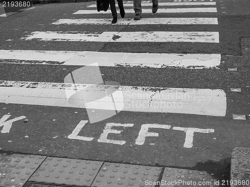 Image of Look Left sign