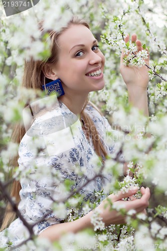 Image of Young smiling blonde