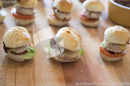 Image of mini hamburgers