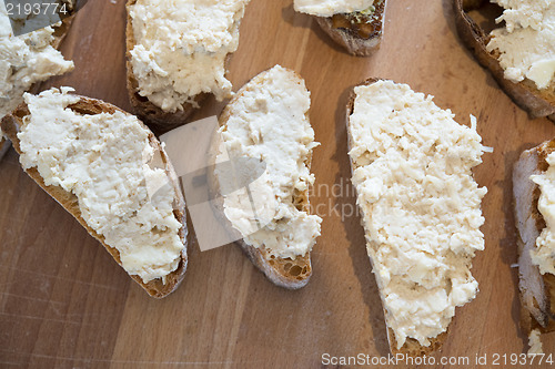 Image of Bruschetta with chhese