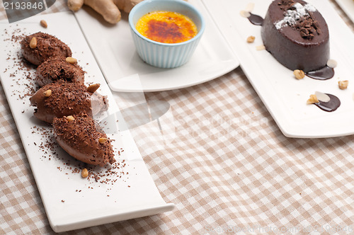 Image of group of various dessert cake 