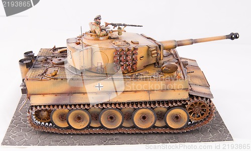 Image of German heavy tank of World War II model