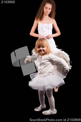 Image of Two pretty ballerina's