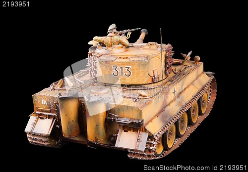 Image of German heavy tank of World War II model