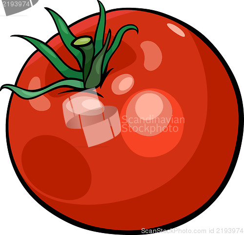 Image of tomato vegetable cartoon illustration