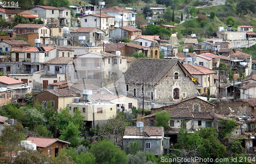 Image of Gourri village. Cyprus