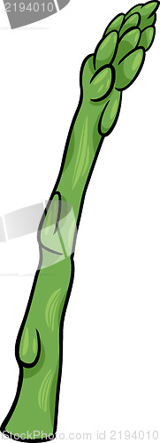 Image of asparagus vegetable cartoon illustration