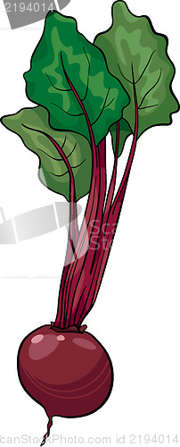 Image of beet vegetable cartoon illustration