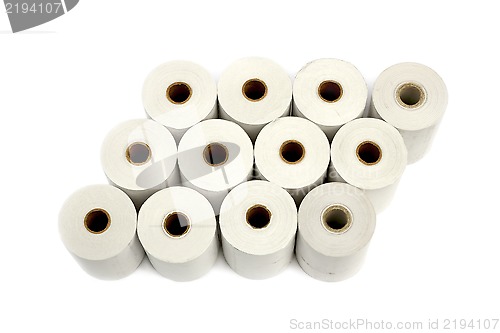 Image of Group of paper rolls