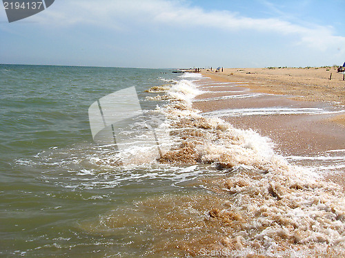 Image of panorama of the sea and the coast