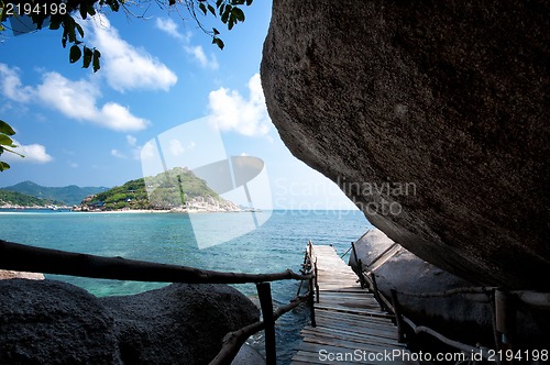 Image of Beautiful pier in Thailand