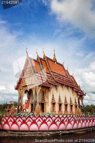 Image of Buddhist temple, Thailand