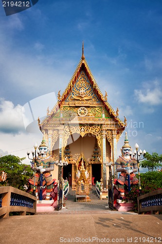 Image of Buddhist temple, Thailand