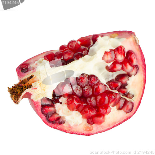 Image of Half pomegranate fruit