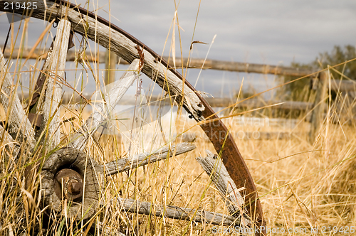 Image of Rustic wagon wheel 1