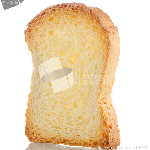 Image of Slice of bread toasted