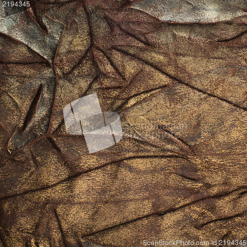 Image of Brown leather