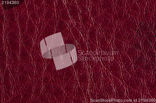 Image of Red leather 