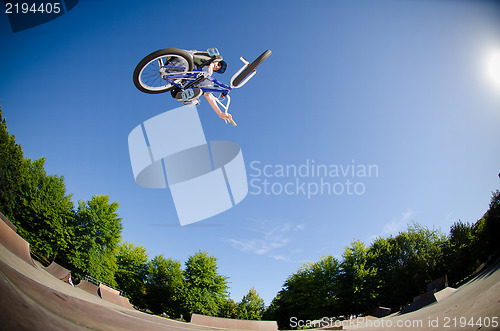 Image of High BMX jump