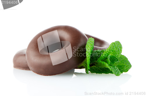 Image of Chocolate donut cookies