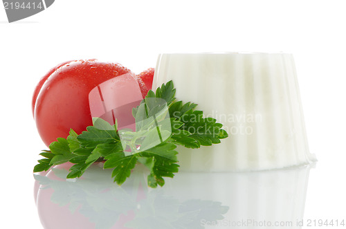 Image of Fresh white cheese