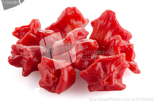 Image of Red peppers closeup