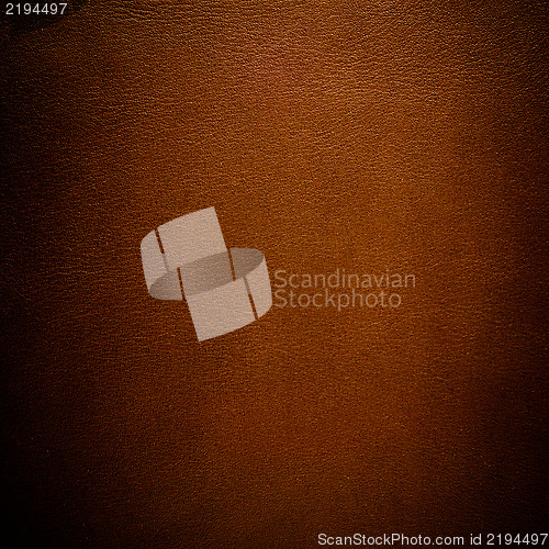 Image of Brown leather texture closeup