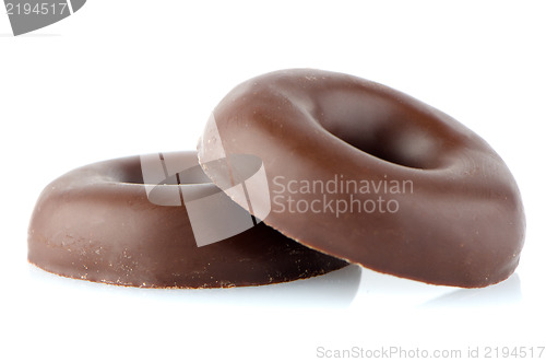 Image of Chocolate donut cookies