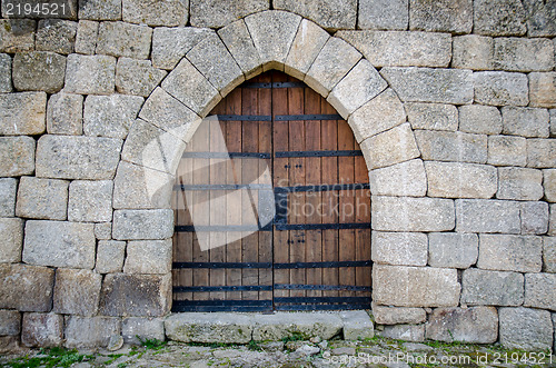 Image of Medieval castle gate
