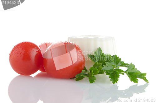 Image of Fresh white cheese